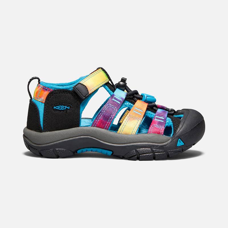 Keen Newport H2 Trekkingsandalen Kinder DE-53682 Rainbow Tie Dye - Keen Kinderschuhe Bunt